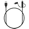 کابل تبدیل USB به لایتنینگ/ USB-C/ microUSB راو پاور مدل RP-CB021 طول 0.9 متر